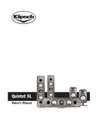 Klipsch Quintet-SL - Owners Manual 